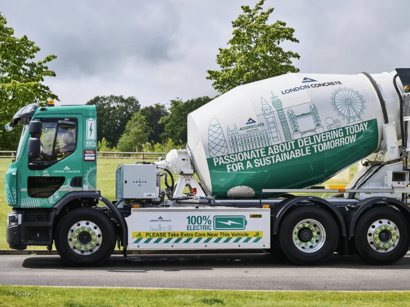 Aggregate Industries Unveils Electric Mixer