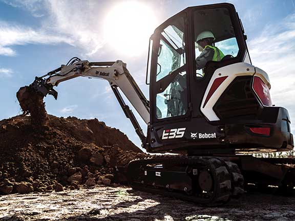 Bobcat intros first R-series compact excavators
